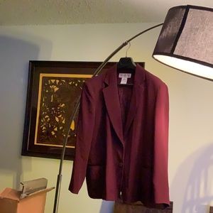 Burgundy Blazer